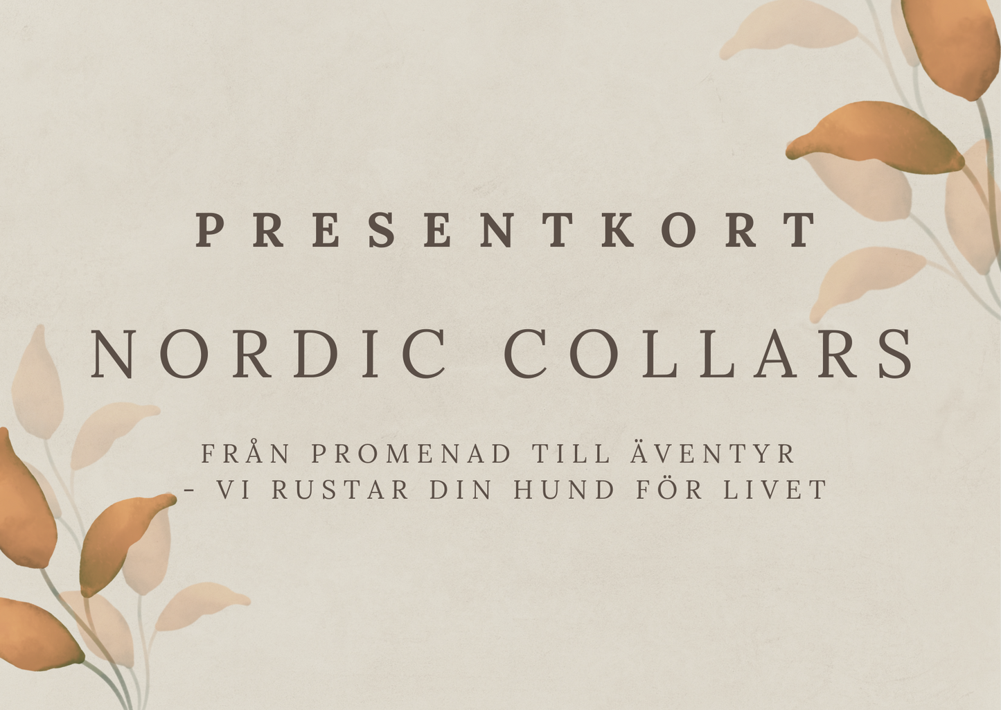 Presentkort Nordic Collars